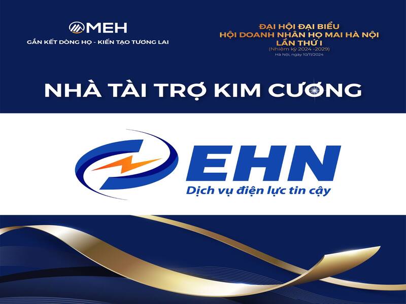 Các nhà tài trợ kim cương của Đại hội Đại biểu Doanh nhân họ Mai Hà Nội lần thứ I